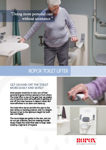 Data leaflet Ropox toilet lifter