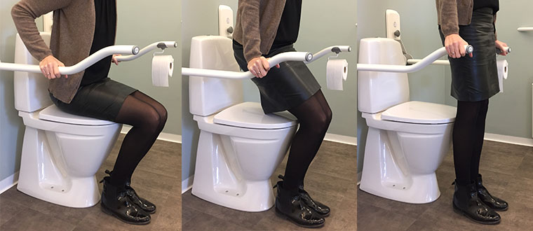 Toilet Support Arms / Toiletstøtter step by step