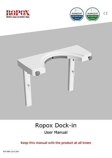 Ropox user manual - Dock-in for Swing Washbasin