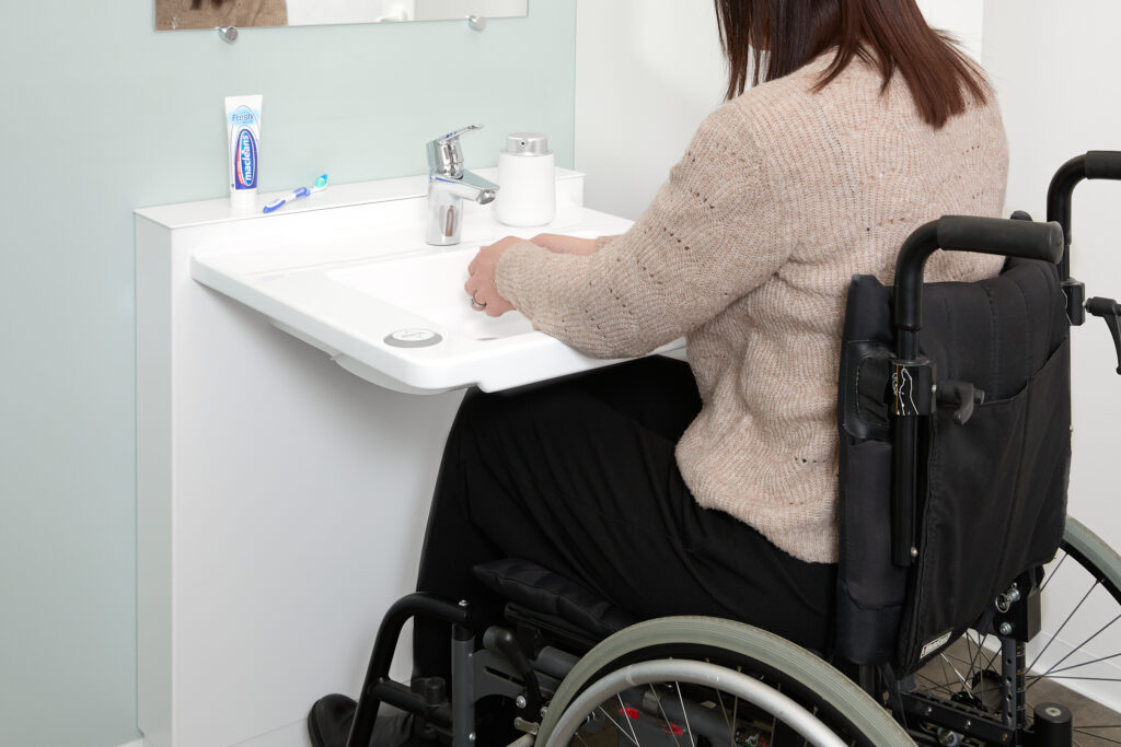 accessible washbasin